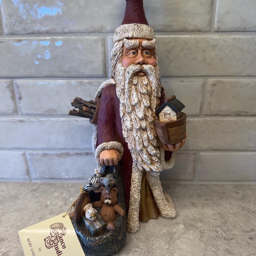 Bert Anderson Santa Claus Figurine 
Original Hand Signed by artist #93/250